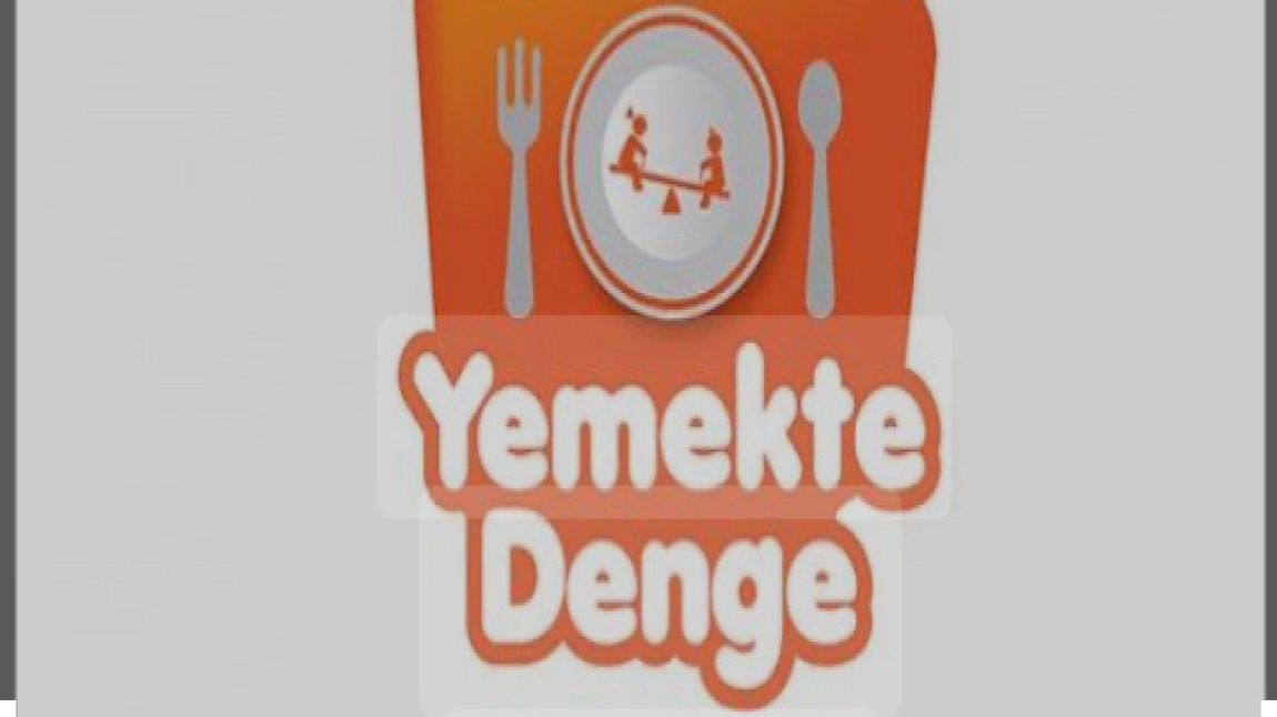 Yemekte Denge Proje Çalışması 